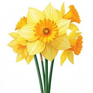 yellow daffodil bouquet
