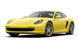 yellow sports car