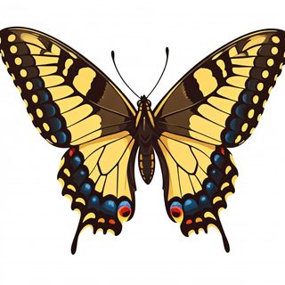 swallowtail butterfly illustration