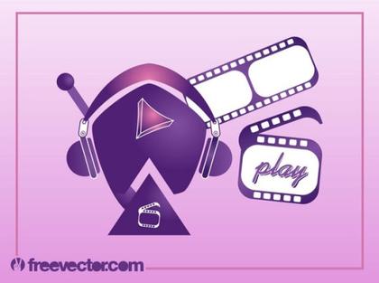 Video Character Free Vector