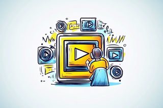 Video Streaming Concept Illustration