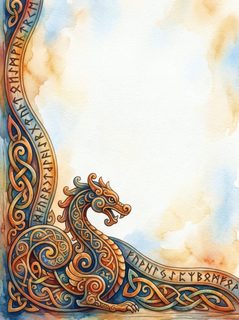 celtic dragon frame