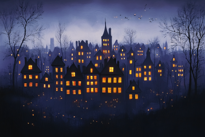 Village at Twilight