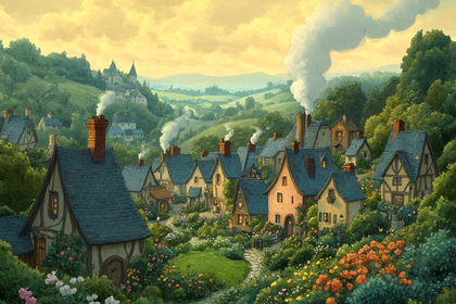 Village In A Valley
