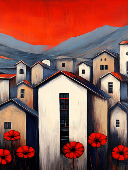 Village Poppies Serenity