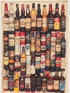 Vintage Alcohol Bottles Collection