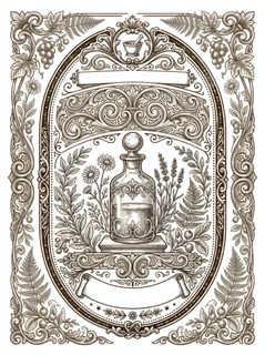 vintage apothecary label
