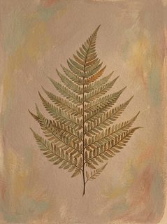 vintage fern leaf