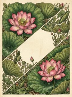 lotus flower frame