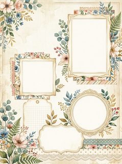 vintage scrapbook template