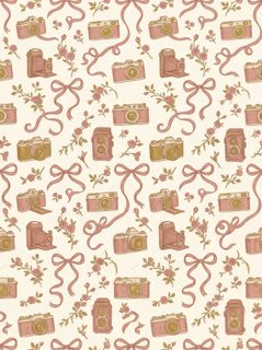 vintage camera pattern