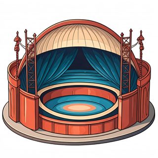 circus performance stage
