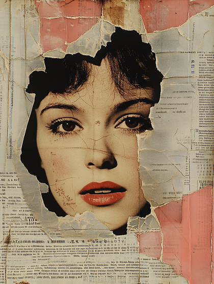 Vintage Collage Portrait