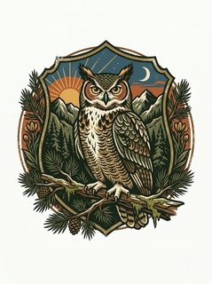 great horned owl