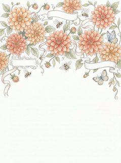 Floral border illustration