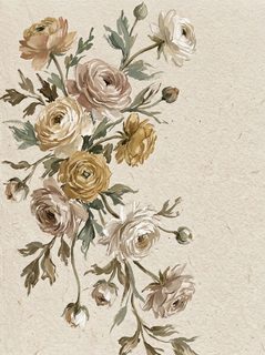 vintage floral art