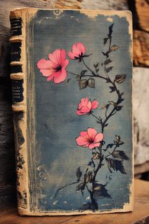 Vintage Floral Book