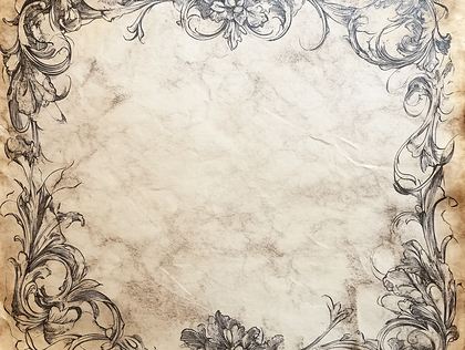 Vintage Floral Frame