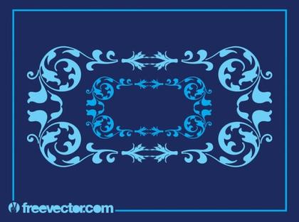 Vintage Floral Frame Free Vector