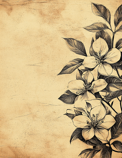 Vintage Floral Illustration