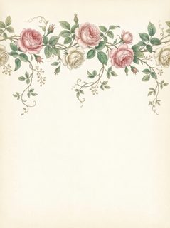 vintage-rose-border