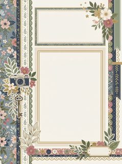vintage scrapbook page