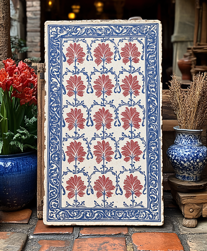 Vintage Floral Textile Pattern