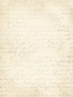 vintage handwritten letter