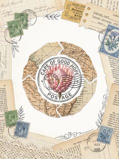 vintage junk journal collage