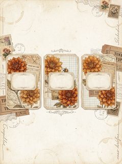 vintage journal ephemera