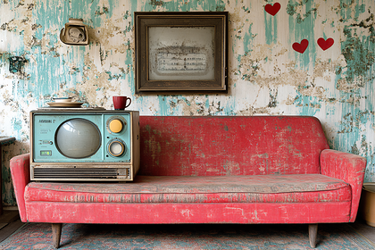 Vintage Living Room Interior