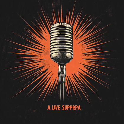 Vintage Microphone Graphic
