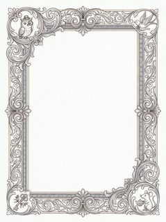 ornate animal frame