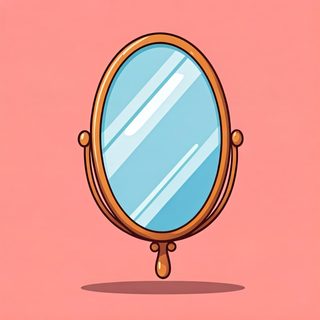 oval vanity mirror