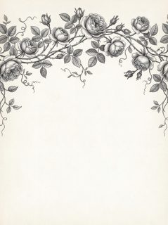 vintage rose border
