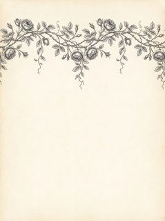 vintage rose border