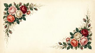 vintage-rose-border