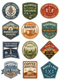 vintage emblem collection