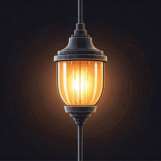 vintage street lamp