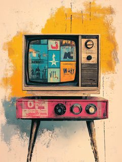 Vintage Television Set