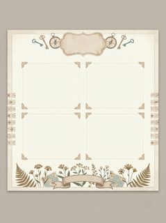 vintage travel template