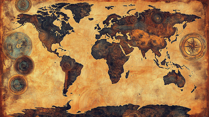 Vintage World Map