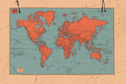 Vintage World Map