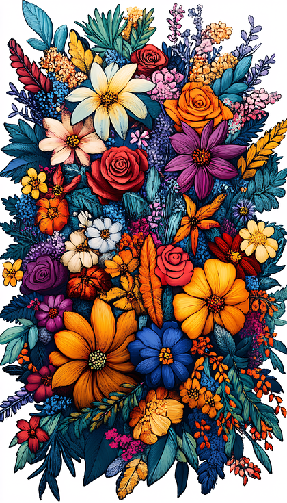 Vivid Floral Bouquet