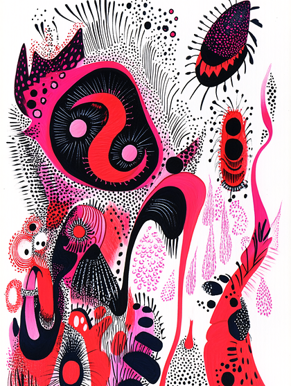 Vivid Organic Forms
