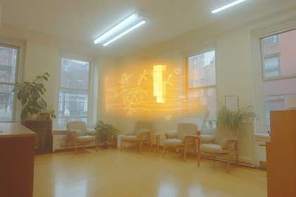 Waiting Room With Botanical Accents