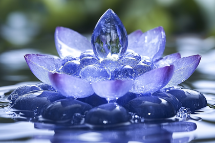 Water Droplet Lotus