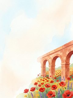 Aqueduct Poppy Field