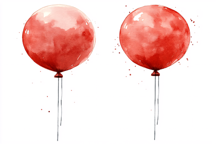Watercolor Balloons