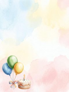 birthday watercolor background